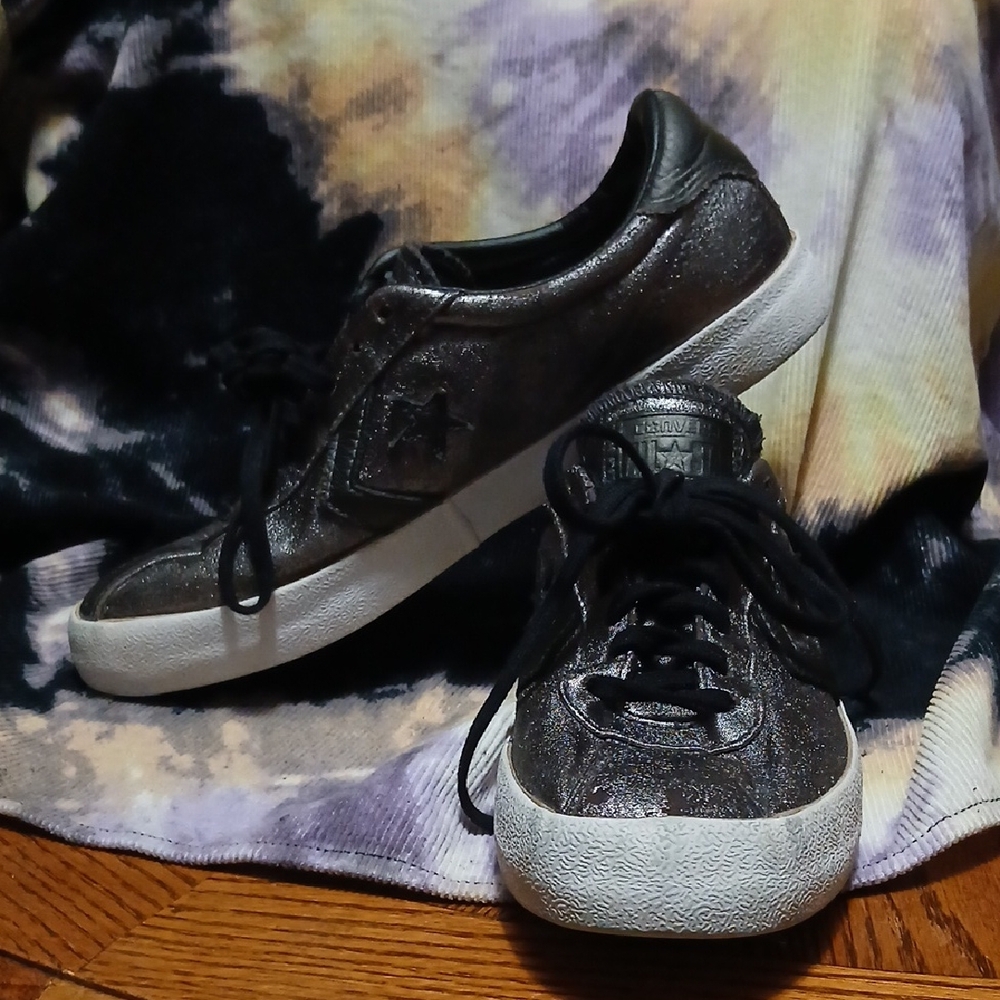 Converse‎ Metallic Gold W Blk. Star, Women's Sz.10 - Picture 1 of 16